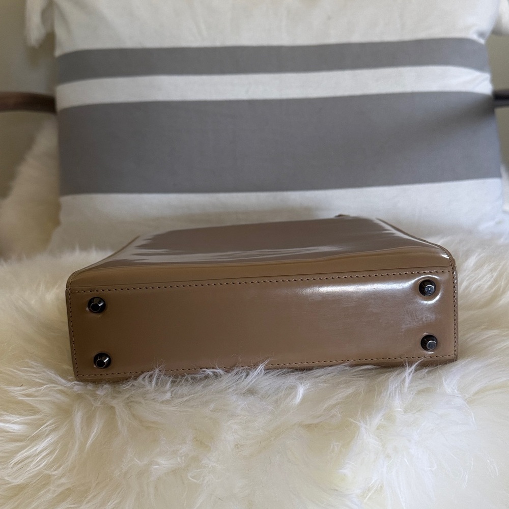 CHRISTIAN DIOR- Authentic 🍀EUC! LADY DIOR!! Beige Top Handle Bag - Picture 10 of 15